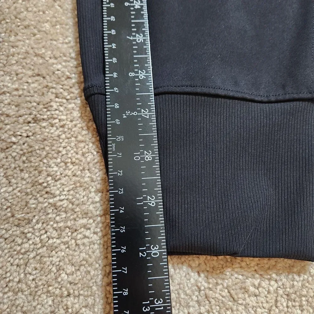 Athleta Jogger Women M Black Venice High Rise Stretch Elastic Waist